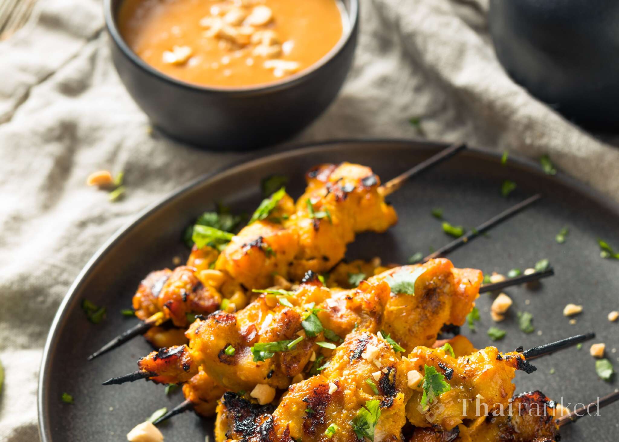 Barbecue Satay (Moo Satay or Gai Satay)