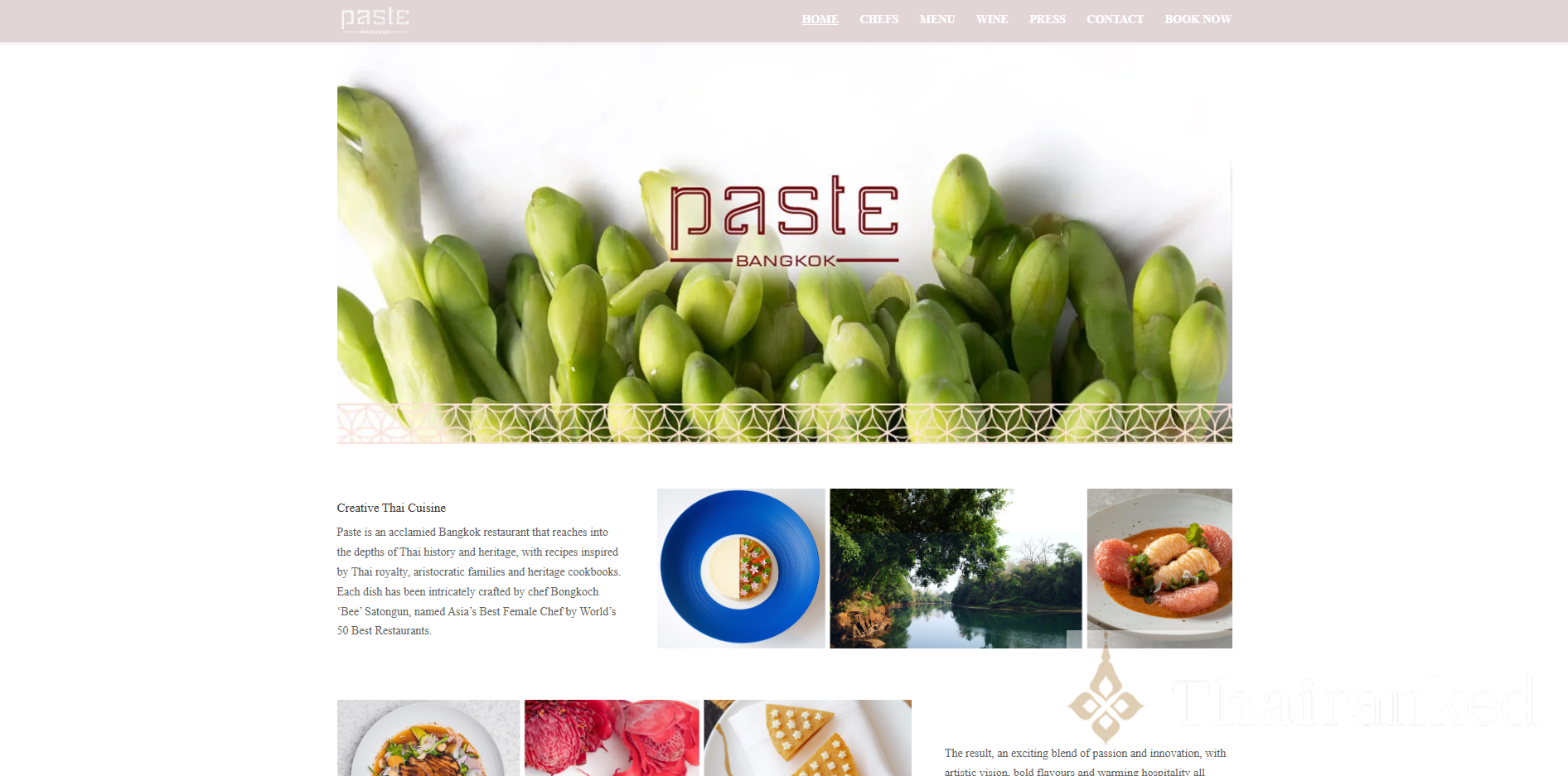 Paste Bangkok (1 Michelin Star)