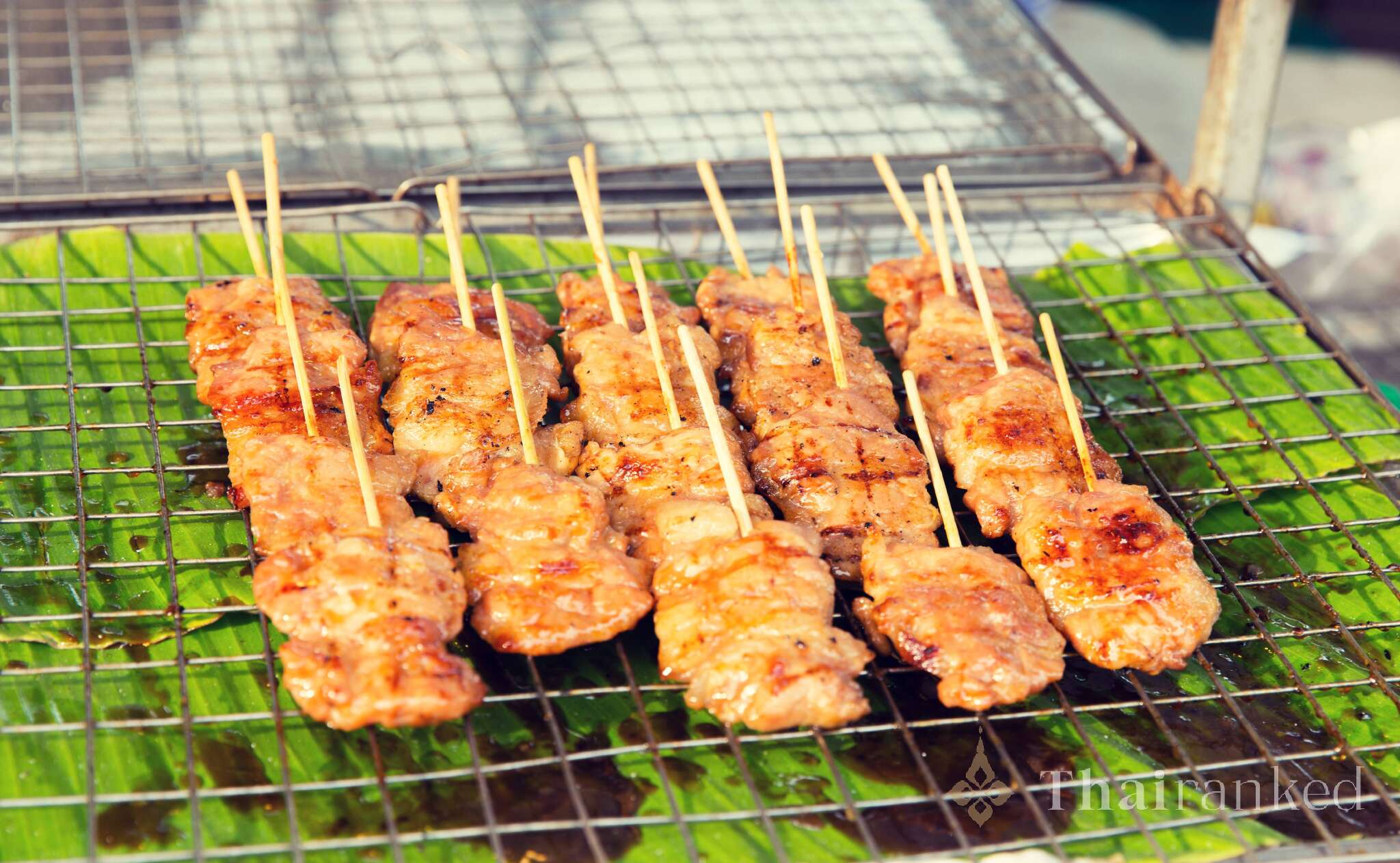 Moo Ping (Grilled Pork Skewers)