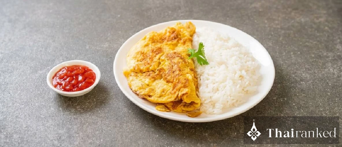 Kai Jeow (Thai Omelette on Rice)