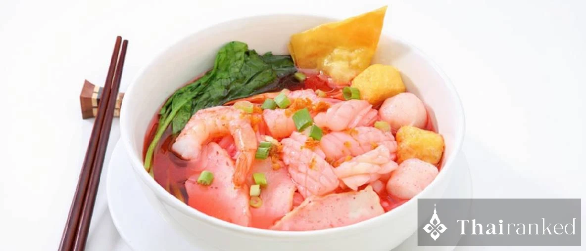 Yen Ta Fo (Pink Noodle Soup)