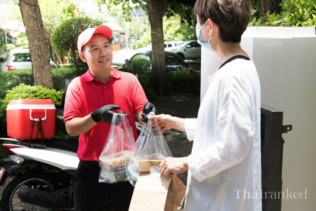 泰国的食品配送应用程序 2026 - thumbnail