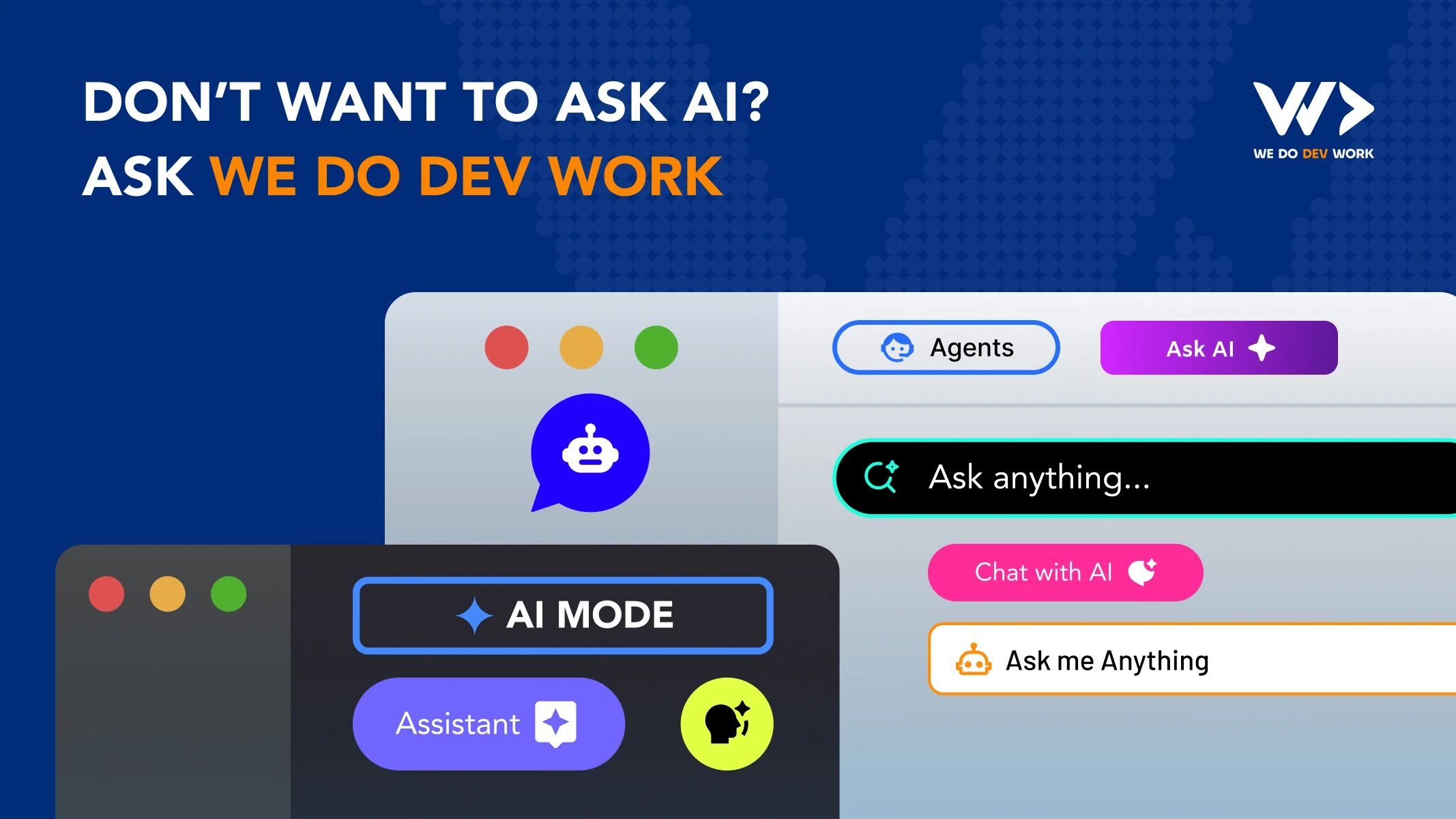 ไม่อยากถาม AI ใช่ไหม? ลองปรึกษา We Do Dev Work ดูสิ