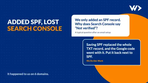 SPF-record toegevoegd en Google Search Console kwijt? Dit is waarom